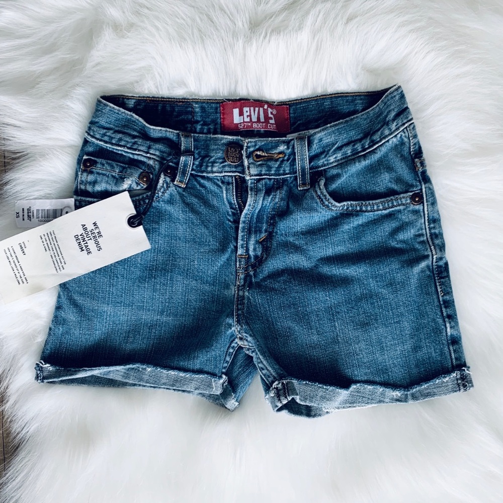 Levi’s 527 Boot Cut Denim Shorts